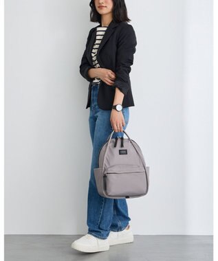 MioFIRANO はっ水軽量ナイロンオーバルハンドルリュック　FIRANO フィラノ GRAY