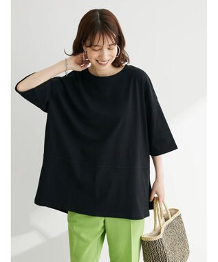 Green Parks バックスリットカットチュニック Black