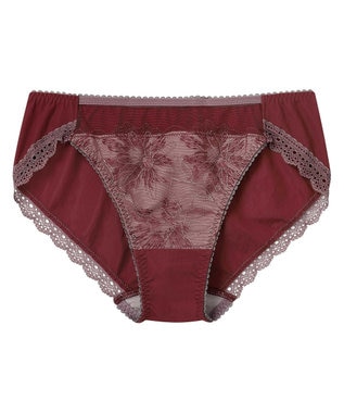 AMPHI ショーツ 【BRAGENIC ブラジェニック ぴたっとフィットタイプ】 BMI257とペア アウターにひびきにくい(裾) PMI157 アンフィ／ワコール レッド