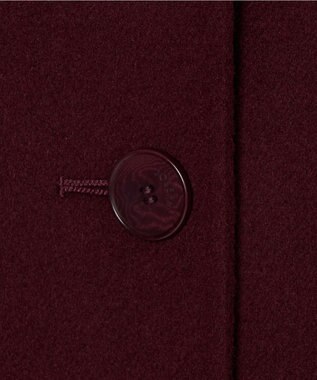 JOSEPH 【WEB＆OUTLET限定】ダブルフェイスウールキャッシュ シングルコート Merlot