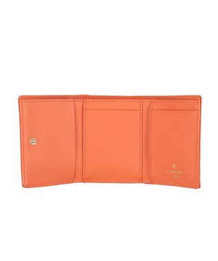 LANVIN en Bleu エルヴィー 三つ折り財布 サーモンピンク