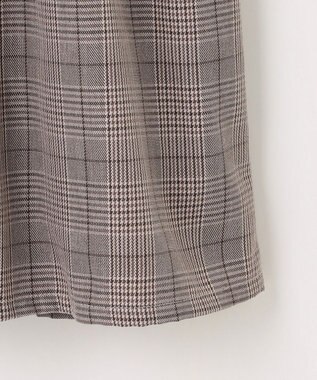 ANY KIDS メロディジャンパースカート ブラウン×チェック