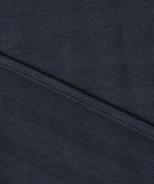 23区GOLF 【WOMEN】ブライトボーダー ポロシャツ 着回し力抜群 1枚で大活躍 高品質 1枚でも◎ ネイビー系