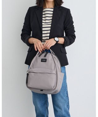 MioFIRANO はっ水軽量ナイロンオーバルハンドルリュック　FIRANO フィラノ GRAY