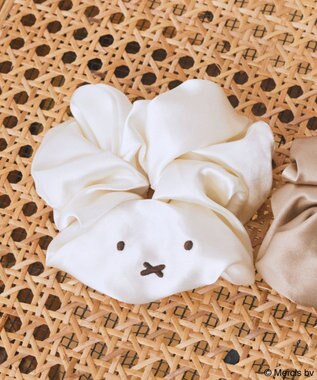 earth music&ecology 【予約】miffy/earth フェイス刺繍シュシュ