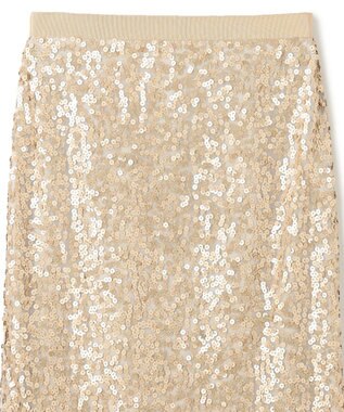 BEIGE， LA VERRERIE / スパンコールスカート Champagne Gold