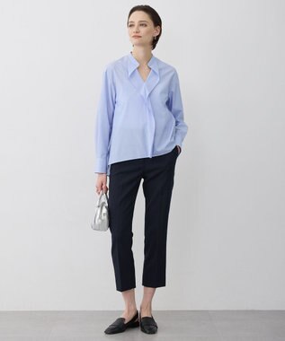 ICB L 【先行予約】ミックスブッチャー クロップドパンツ ネイビー