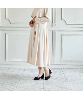 Riz raffinee <Riz raffinee>【レイン対応】リボンパンプス ブラックスエード