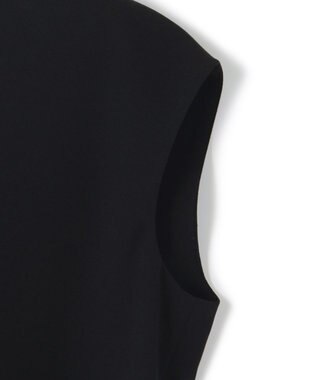 BEIGE， 【L-size】CINDY / Vネックドレス Black