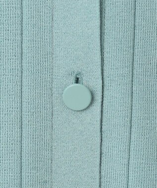 自由区 【洗える・XSサイズあり】ハイツイストコットンアセテート カーディガン ミント系