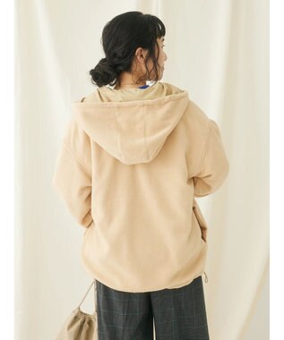 CRAFT STANDARD BOUTIQUE ナイロン×裏フリースリバーシブルブルゾンＬ／Ｓ Beige