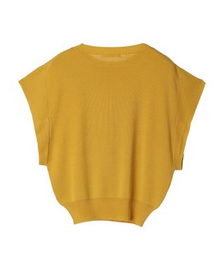 Green Parks 推しニット　フレンチスリーブニットプルオーバー Yellow
