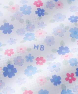 MIKI HOUSE HOT BISCUITS 【80-120cm】 総柄 はっ水 ウインドブレーカー サックス