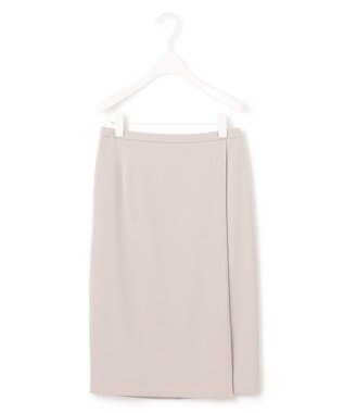 ICB  【新色追加・防シワ・速乾・洗える】Fied ラップ風スカート グレージュ系