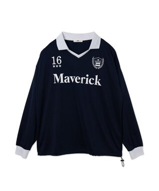 WEGO ドロストゲームロゴT（LS） ネイビー