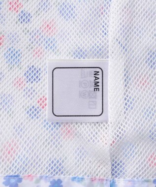 MIKI HOUSE HOT BISCUITS 【80-120cm】 総柄 はっ水 ウインドブレーカー サックス