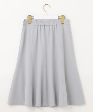 ANY SIS 【WEB・一部店舗限定】リネンライクポリエステル スカート ブルーグレー