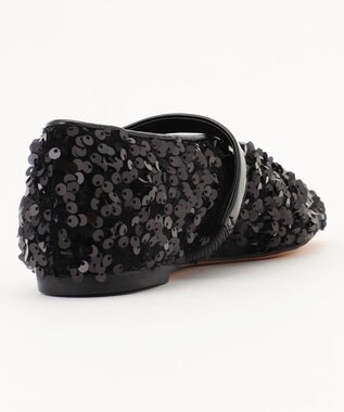 BEIGE， 【好評につき追加生産決定！・一部店舗限定】HENRI EN VARGO / MATHILDE スパンコールメリージェーン Black