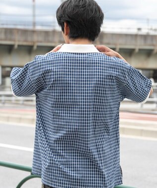 WEGO 【ユニセックス着用ITEM】チェックゲームシャツ ブルーチェック1