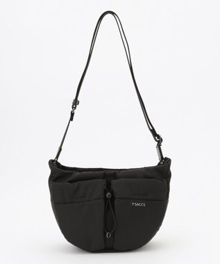 Y'SACCS ドローストリング コンビカラーショルダー mini ブラック