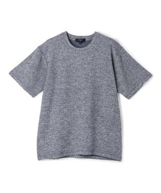 JOSEPH HOMME 【WEB・一部店舗限定】 メランジウィーブ　半袖カットソー ネイビー系