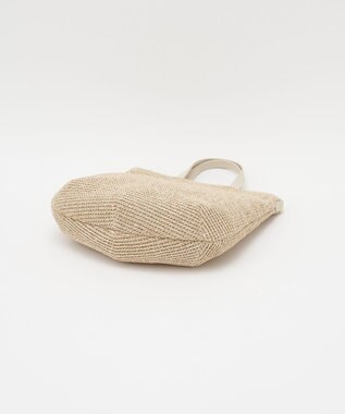 russet スリム2WAYトートバッグ <ナイロンラフィア>(CE-1717-WEB) Ivory