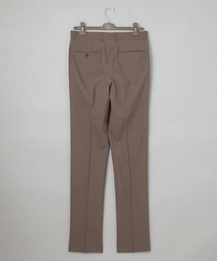 GOTAIRIKU ロングセラー【洗える/折り目加工/シワになりにくい/ウエストアジャスター】ウォッシャブル サマーウール100％パンツ_限定色(ノータック)25年モデル 新色/ブラウン系