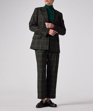 Paul Smith ウィンドウペーン シングルジャケット カーキ