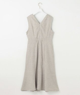 ANY SIS 【洗える】ツイーディマーメイド ジャンパースカート アイボリー