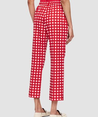 JOSEPH ヴィシー コットンシルク　クロップドトラウザーズ Crimson Combo