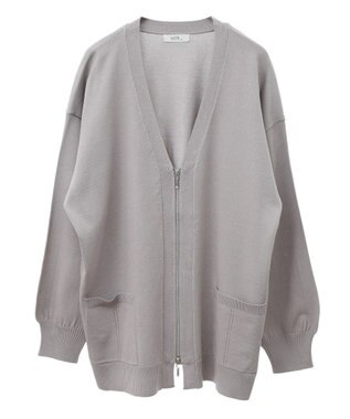earth music&ecology Ｚｉｐルーズカーディガン Gray