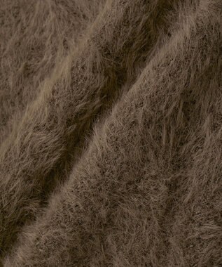 Green Parks 楽ちんシャギーＩラインスカート Brown