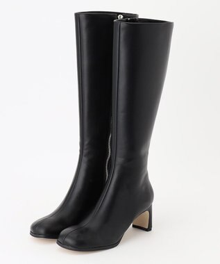 ICB ストレッチロングブーツ ブラック系