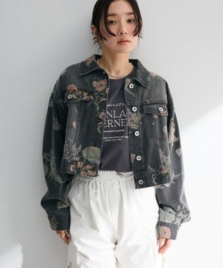 Green Parks ＢＰ　フェミニンロゴレギュラーＴシャツ Charcoal Gray