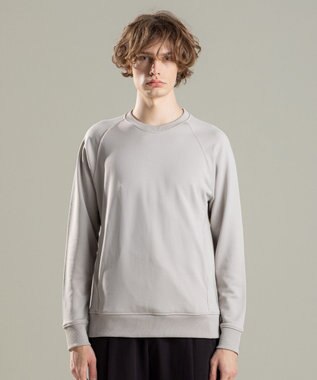 JOSEPH HOMME コットンナイロンテリー　クルーネックスウェット ベージュ系