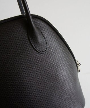 TIDEWAY MOSS グリッド ボストンバッグ S ブラック