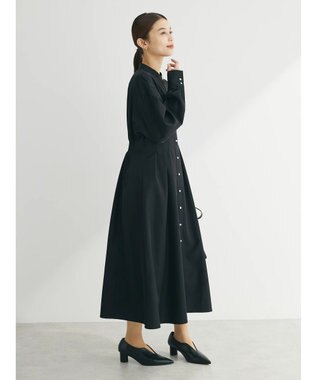 Green Parks ・ＥＬＥＮＣＡＲＥ　ＤＵＥ　ウエストタックワンピース Black