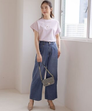 組曲 フラップミニショルダー バッグ ブラック系