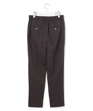 23区 【先行予約/CanCam掲載】リネンレーヨンストレッチ テーパード パンツ ダークブラウン系