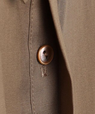 23区 S 【GOLD LABEL】トリアセテートオーガンジー プリーツワンピース ブラウン系