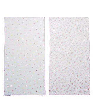 MIKI HOUSE HOT BISCUITS 出産準備セット 通年用(総柄) ピンク