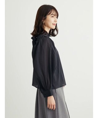 Green Parks ・ＥＬＥＮＣＡＲＥ　ＤＵＥ　バックリボンブラウス Black