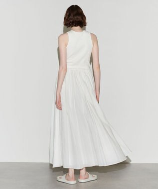 NAVE 【Nave　洗える】トランスペアレントボイル ドレス ホワイト系