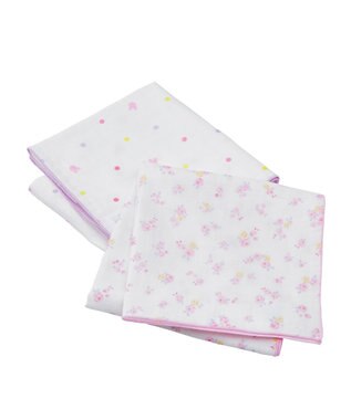 MIKI HOUSE HOT BISCUITS 出産準備セット 通年用(総柄) ピンク