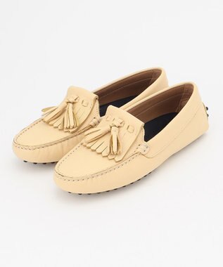 23区 PELLICO SUNNY タッセル付き ローファー ライトイエロー系