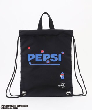 PW CIRCULUS 〈Pepsiコラボ〉【UNISEX】オリジナルナップサック ブラック系