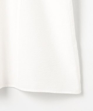 Feroux 【洗える】袖フリルブラウス ホワイト系