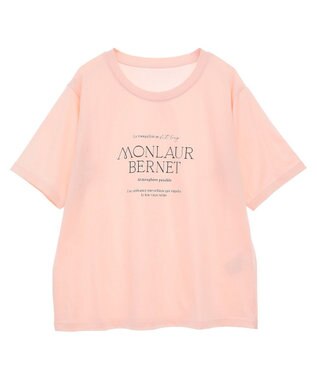 Green Parks ＢＰ　フェミニンロゴレギュラーＴシャツ Pink