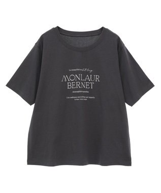 Green Parks ＢＰ　フェミニンロゴレギュラーＴシャツ Charcoal Gray