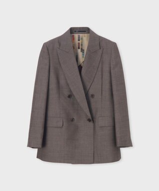 Paul Smith ダブルプレスト シャンブレー ジャケット
